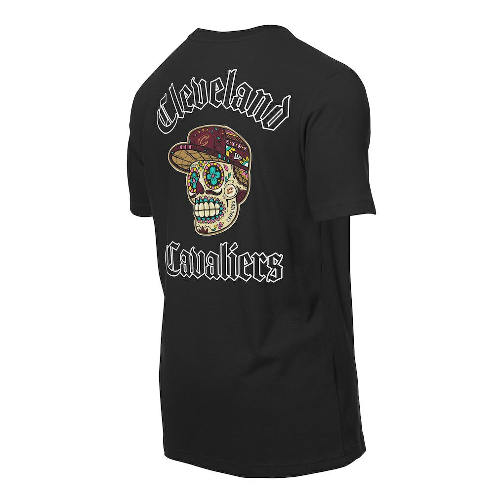 Black Cleveland Cavaliers Sugar Skulls T-Shirt sale | NBA