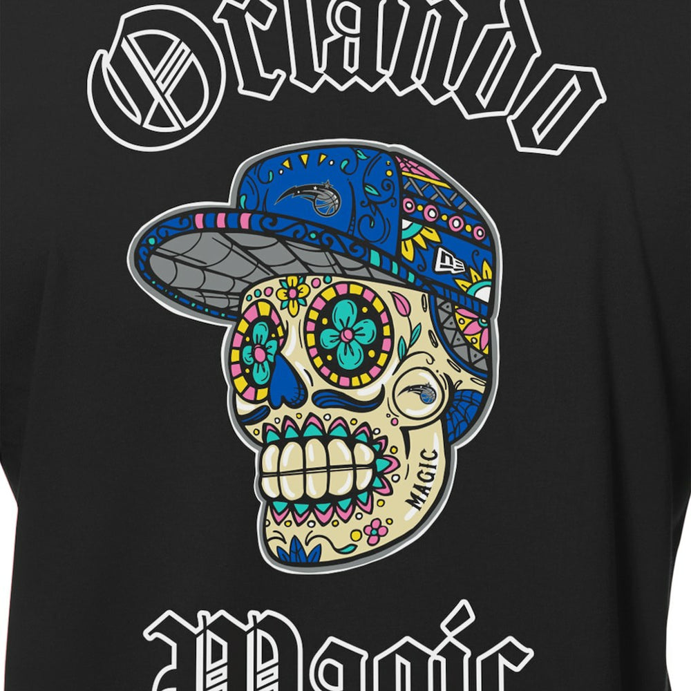 Black Orlando Magic Sugar Skulls T-Shirt | NBA
