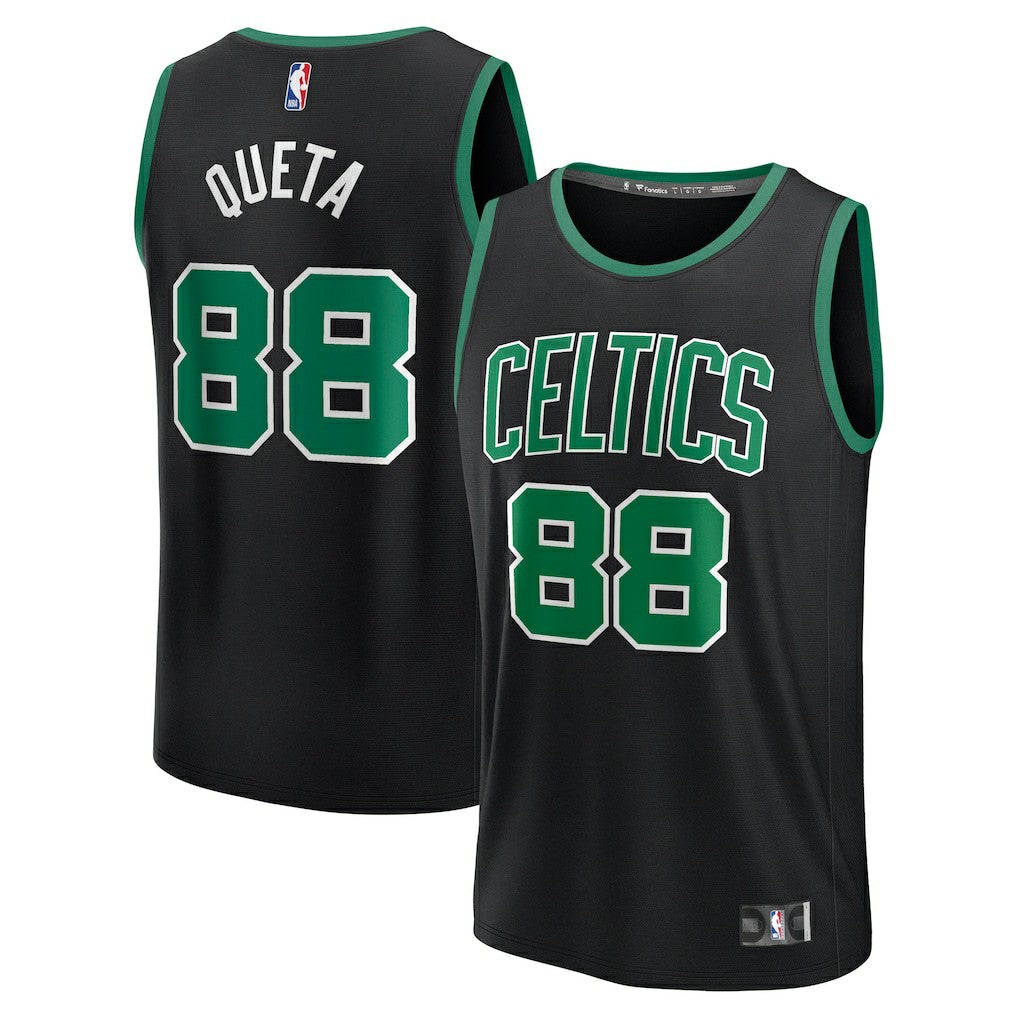 Black Neemias Queta Boston Celtics Fast Break Replica Player Jersey | NBA
