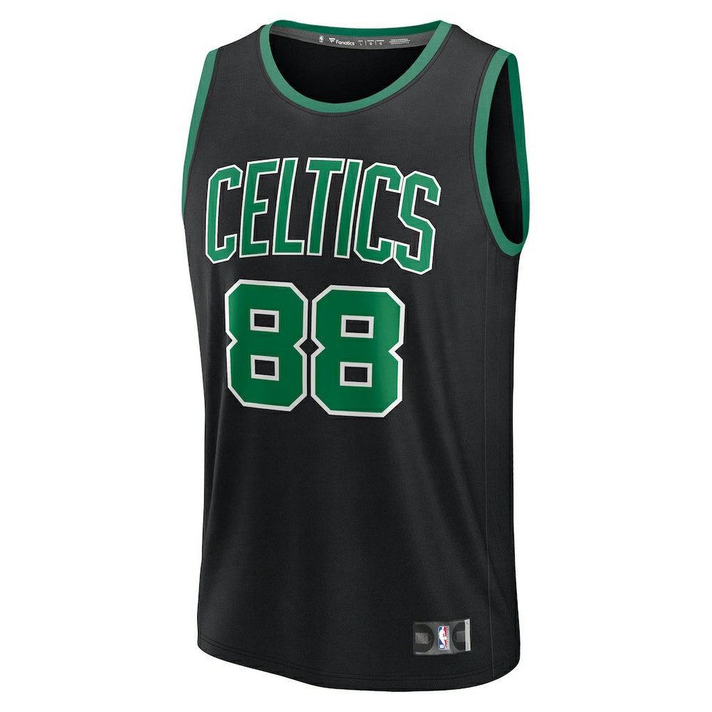 Black Neemias Queta Boston Celtics Fast Break Replica Player Jersey | NBA