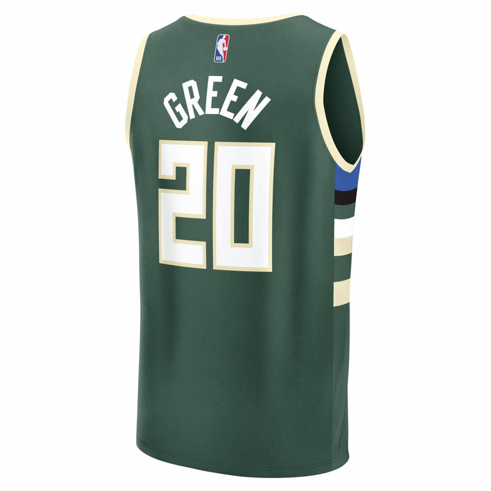 Hunter Green A.J. Green Milwaukee Bucks Fast Break Replica Player Jersey | NBA