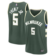 Hunter Green Gary Trent Jr. Milwaukee Bucks Fast Break Replica Player Jersey | NBA