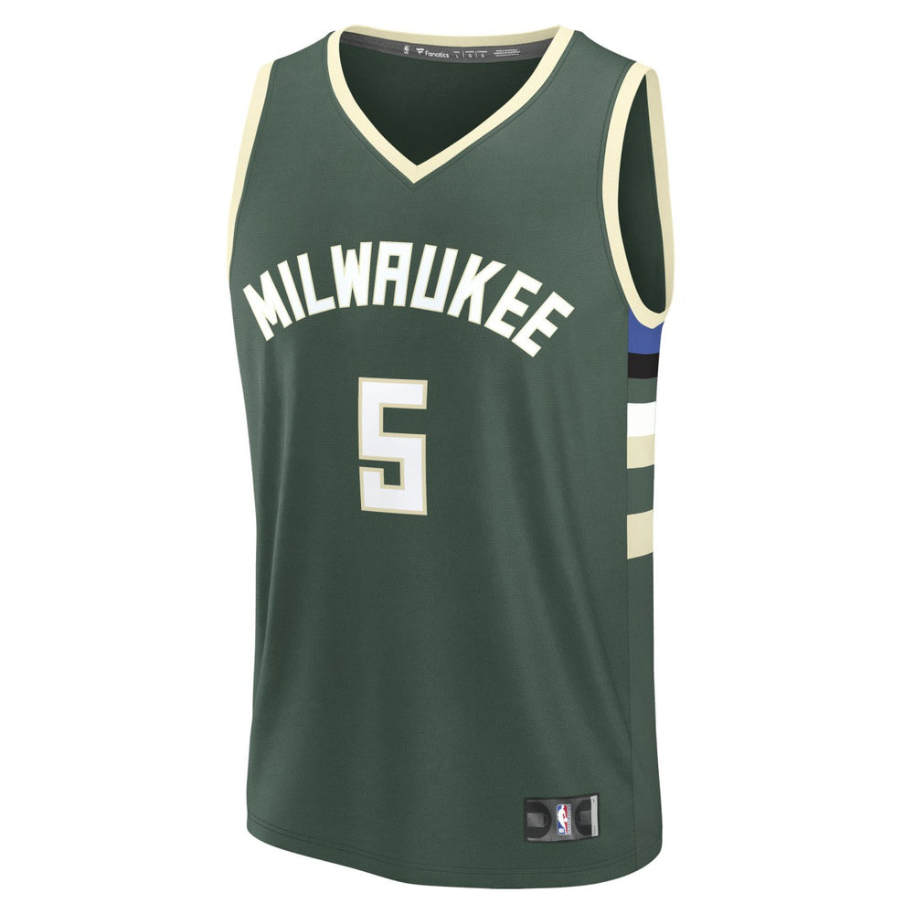 Hunter Green Gary Trent Jr. Milwaukee Bucks Fast Break Replica Player Jersey | NBA