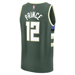 Hunter Green Taurean Prince Milwaukee Bucks Fast Break Replica Player Jersey | NBA