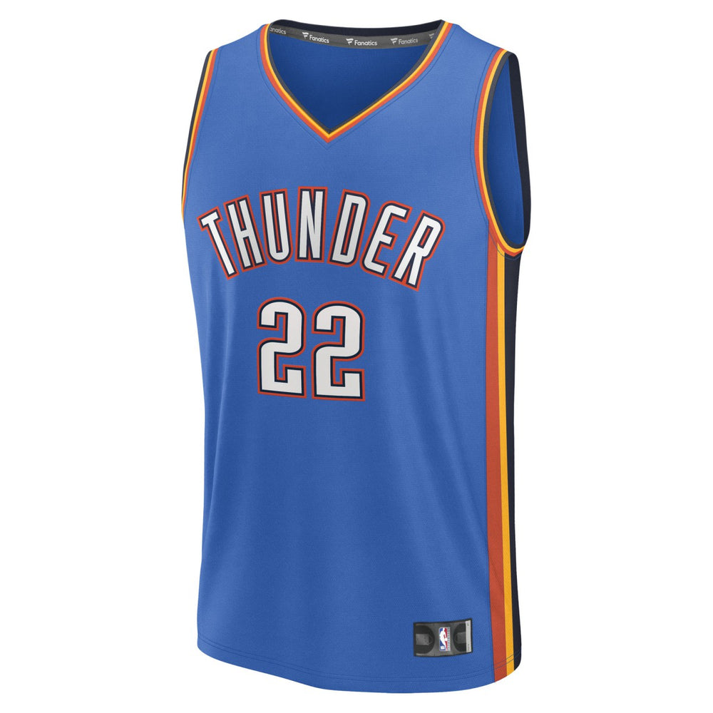 Blue Cason Wallace Oklahoma City Thunder Fast Break Replica Player Jersey | NBA
