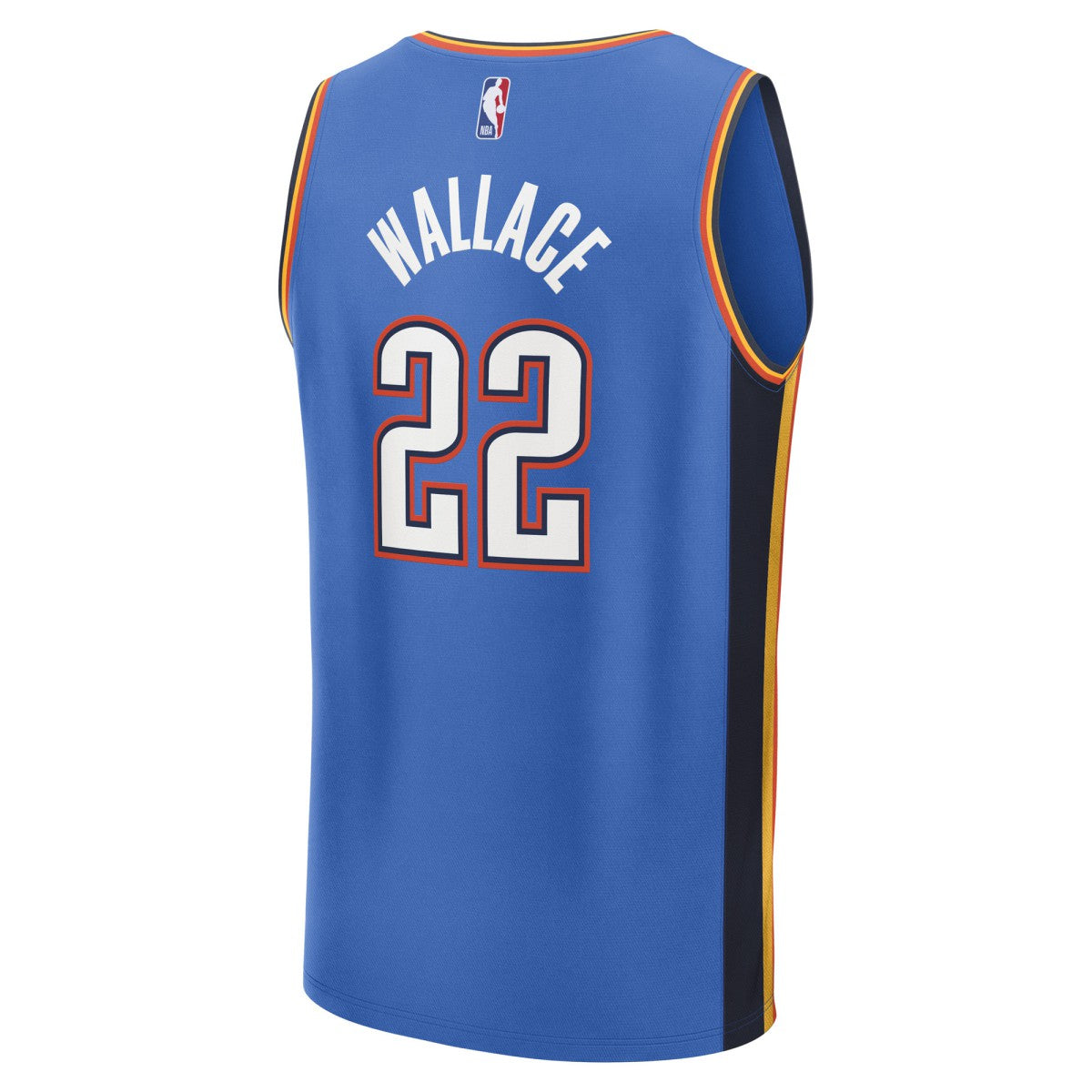 Blue Cason Wallace Oklahoma City Thunder Fast Break Replica Player Jersey | NBA
