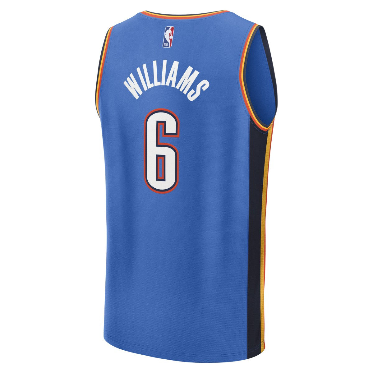 Blue Jaylin Williams Oklahoma City Thunder Fast Break Replica Player Jersey | NBA