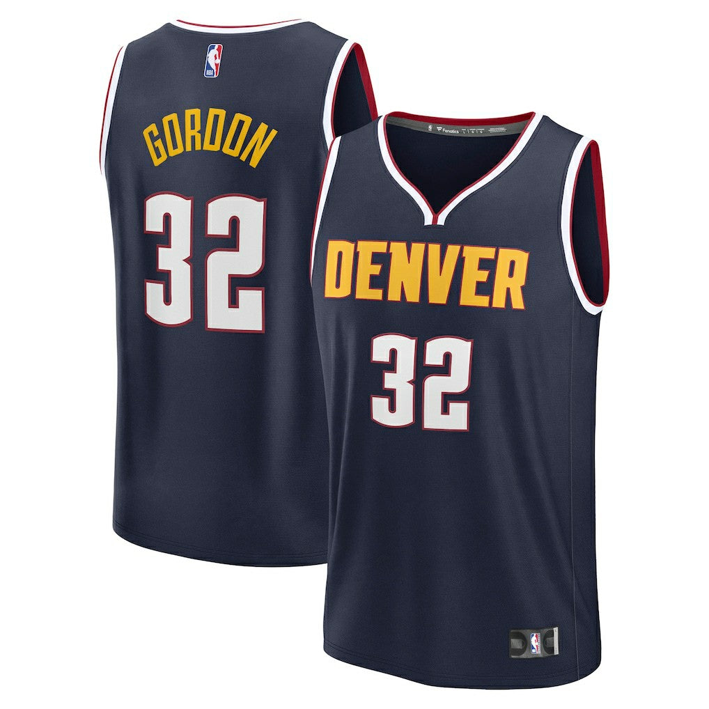Navy Aaron Gordon Denver Nuggets Fast Break Replica Player Jersey sale | NBA