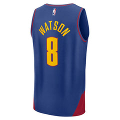 Blue Peyton Watson Denver Nuggets Fast Break Replica Player Jersey sale | NBA