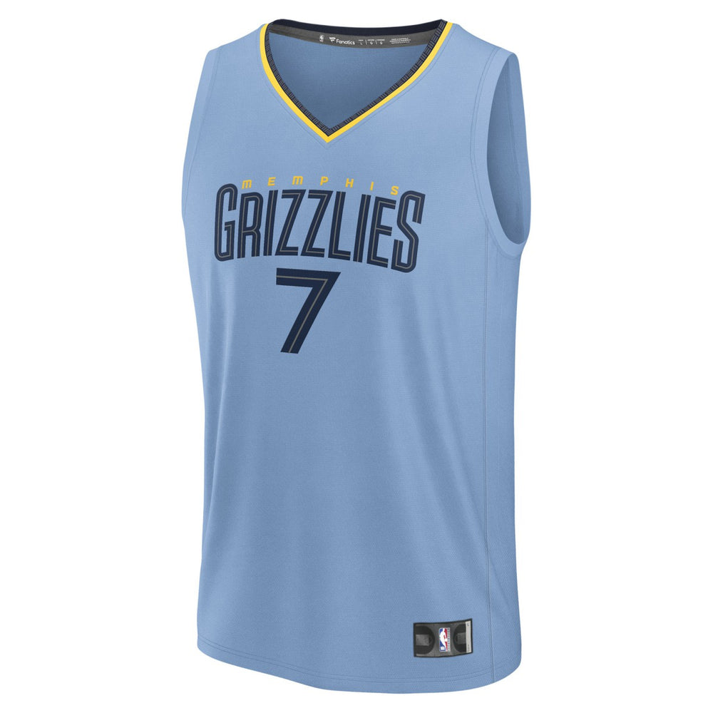 Light Blue Santi Aldama Memphis Grizzlies Fast Break Replica Player Jersey | NBA