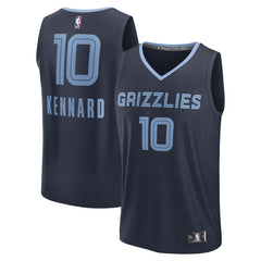 Navy Luke Kennard Memphis Grizzlies Fast Break Replica Player Jersey | NBA