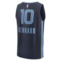 Navy Luke Kennard Memphis Grizzlies Fast Break Replica Player Jersey | NBA