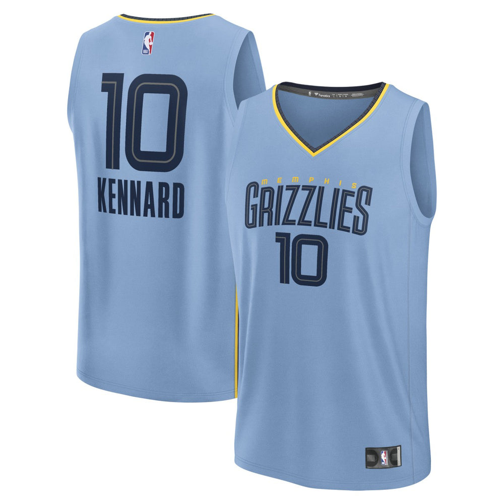 Light Blue Luke Kennard Memphis Grizzlies Fast Break Replica Player Jersey | NBA