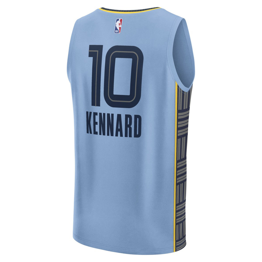 Light Blue Luke Kennard Memphis Grizzlies Fast Break Replica Player Jersey | NBA