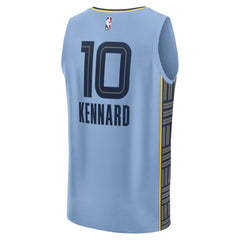 Light Blue Luke Kennard Memphis Grizzlies Fast Break Replica Player Jersey | NBA
