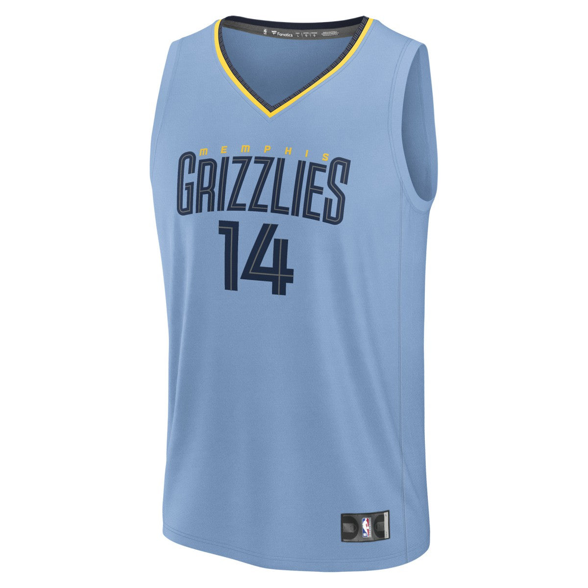 Light Blue Zach Edey Memphis Grizzlies Fast Break Replica Player Jersey | NBA