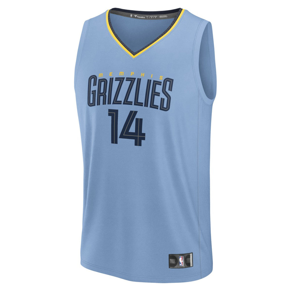 Light Blue Zach Edey Memphis Grizzlies Fast Break Replica Player Jersey | NBA