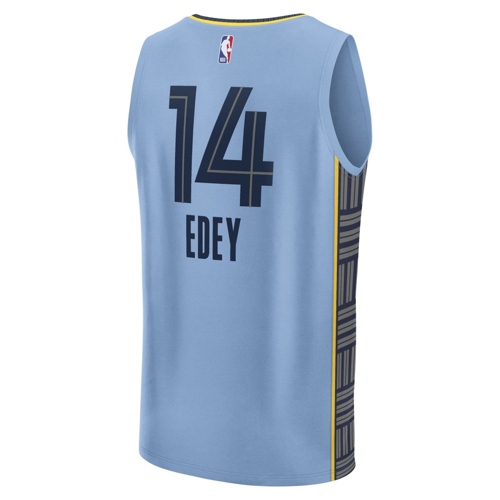 Light Blue Zach Edey Memphis Grizzlies Fast Break Replica Player Jersey | NBA