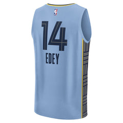 Light Blue Zach Edey Memphis Grizzlies Fast Break Replica Player Jersey | NBA