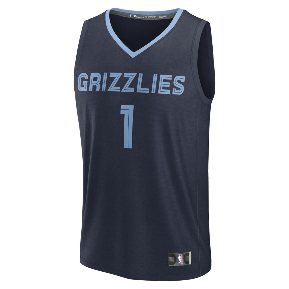 Navy Scotty Pippen Jr. Memphis Grizzlies Fast Break Replica Player Jersey | NBA
