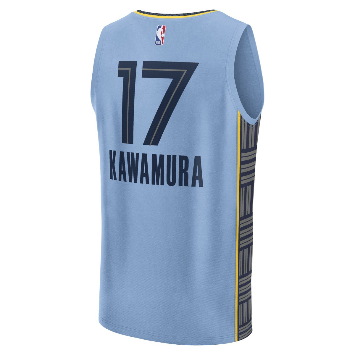 Light Blue Yuki Kawamura Memphis Grizzlies Fast Break Replica Player Jersey | NBA