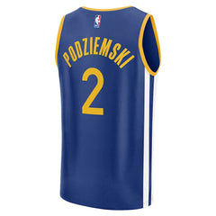 Royal Brandin Podziemski Golden State Warriors Fast Break Replica Player Jersey sale | NBA