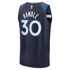 Navy Julius Randle Minnesota Timberwolves Fast Break Replica Player Jersey | NBA