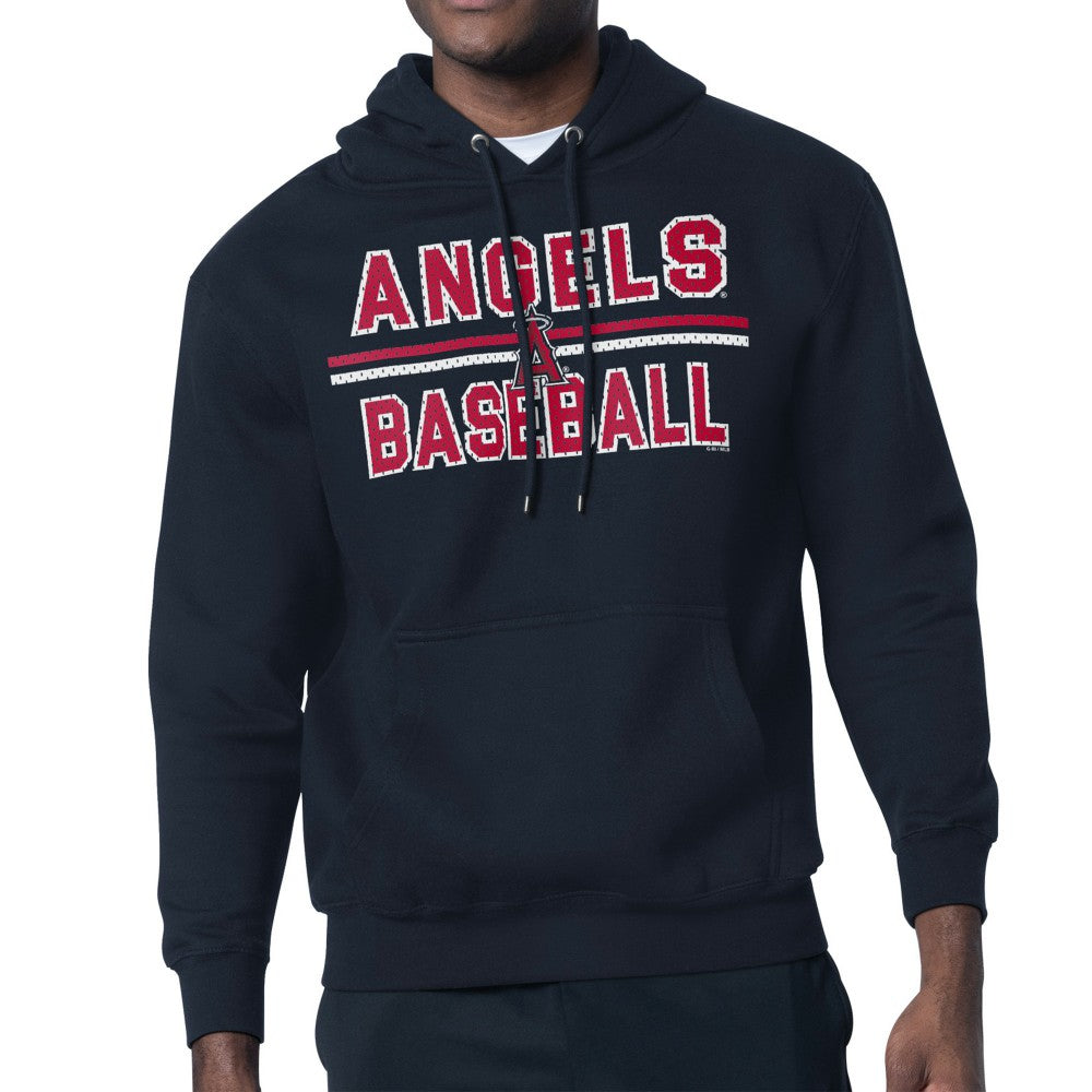 Los Angeles Angels Starter Team Mesh Print Graphic Pullover Hoodie - MLB Hoodies