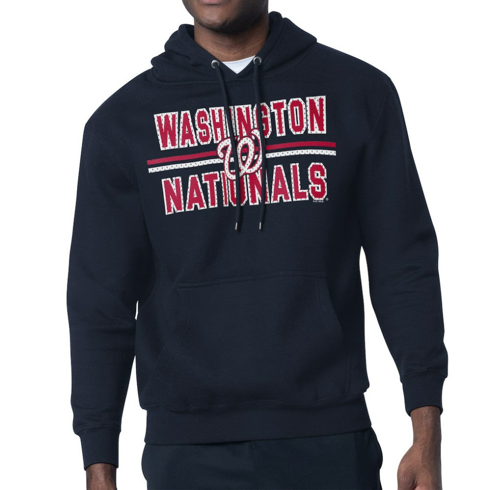 Washington Nationals Starter Team Mesh Print Graphic Pullover Hoodie - MLB Hoodies