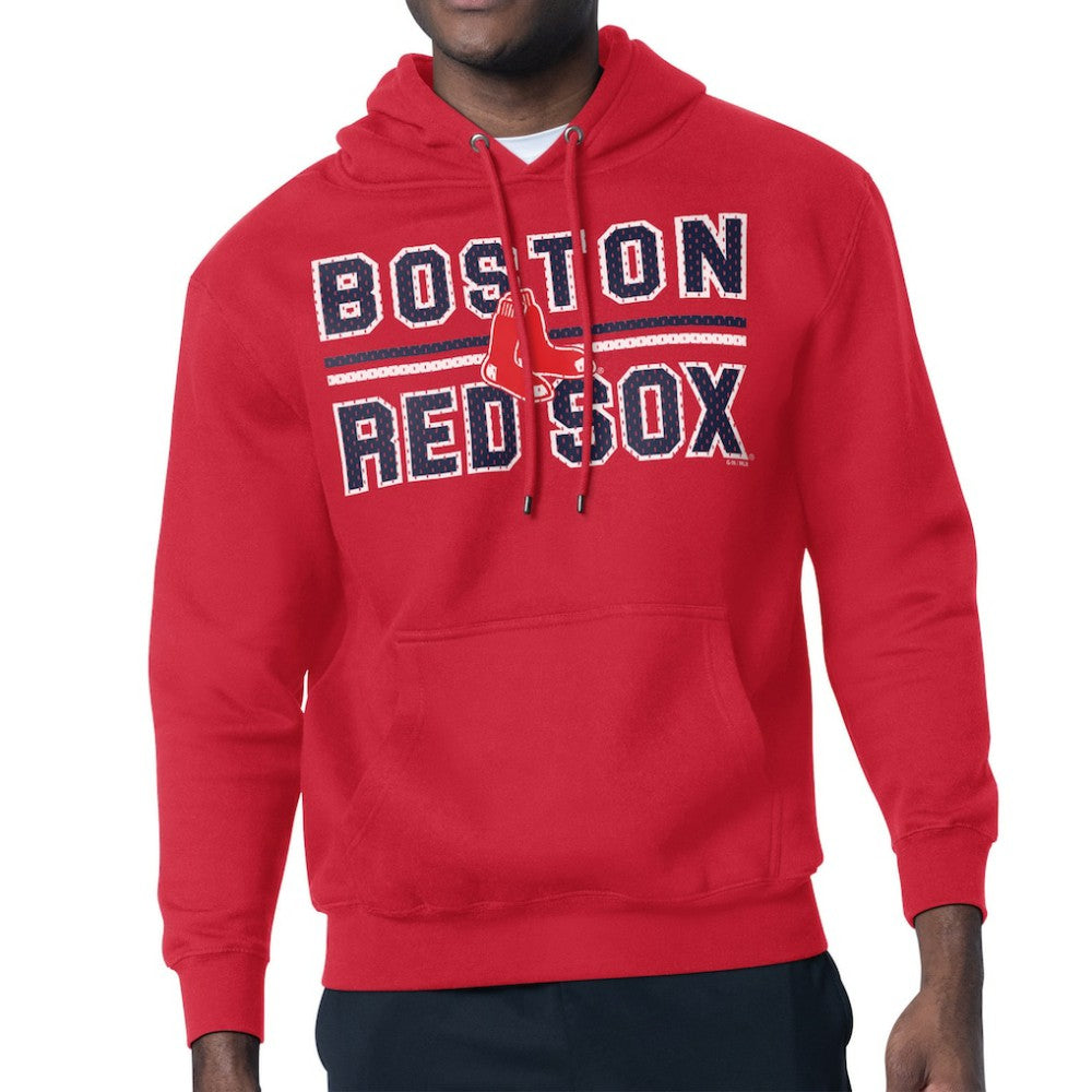 Boston Red Sox Starter Team Mesh Print Graphic Pullover Hoodie - MLB Hoodies