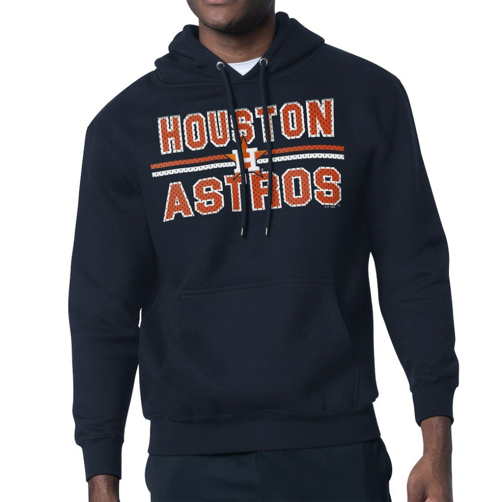 Houston Astros Starter Team Mesh Print Graphic Pullover Hoodie - MLB Hoodies