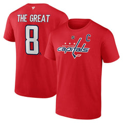 Alexander Ovechkin Washington Capitals NHL All-Time Leading Goal Scorer Name & Number T-Shirt -  NHL T-shirts