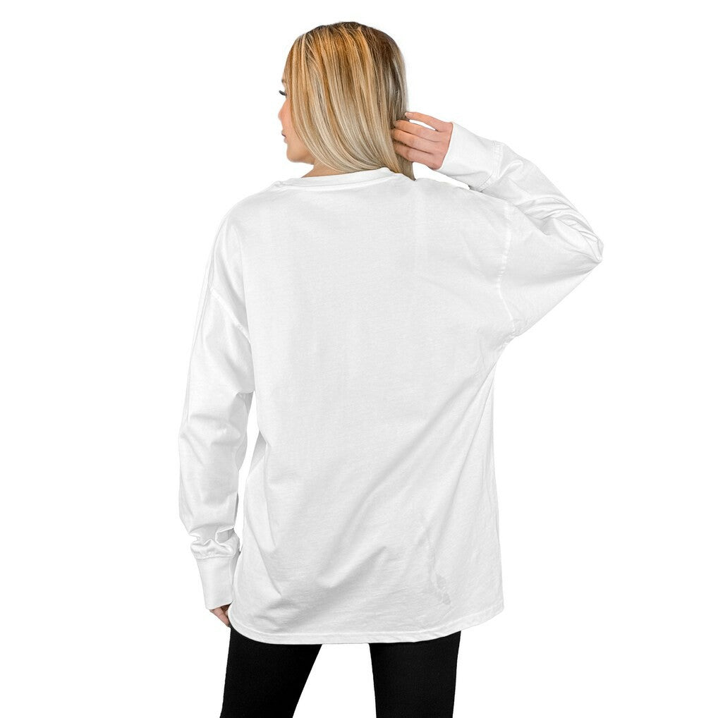 Buffalo Bills Gameday Couture Women's Mind Games Oversized Long Sleeve T-Shirt | NFL Hot
