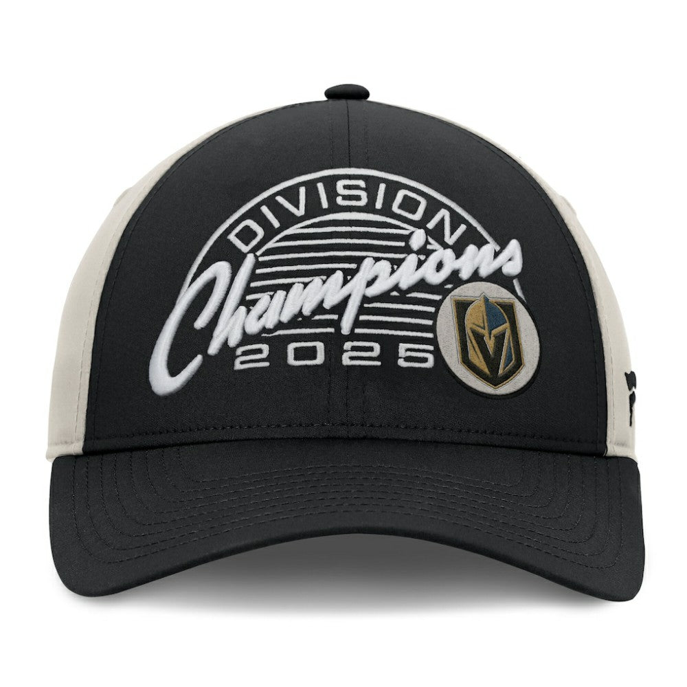 Vegas Golden Knights Fanatics 2025 Pacific Division Champions Locker Room Adjustable Hat -  NHL Hats