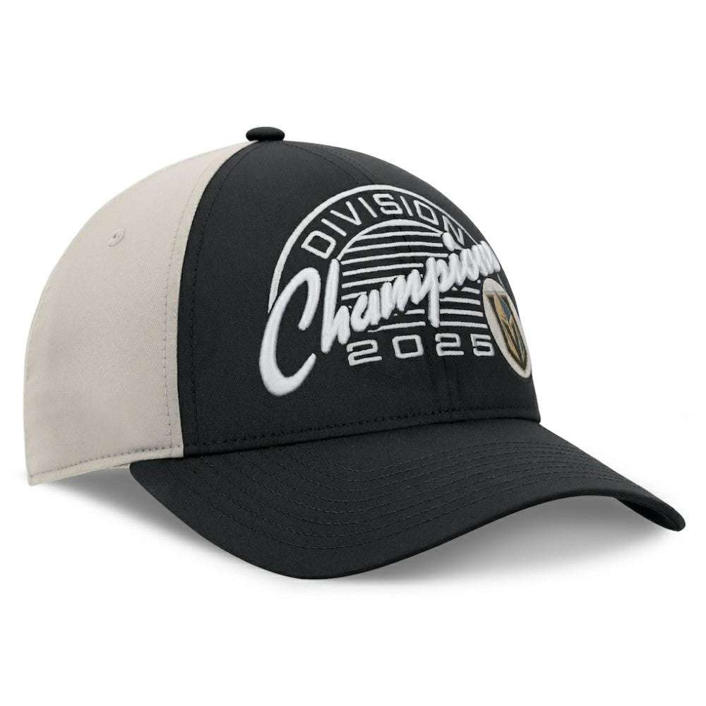 Vegas Golden Knights Fanatics 2025 Pacific Division Champions Locker Room Adjustable Hat -  NHL Hats