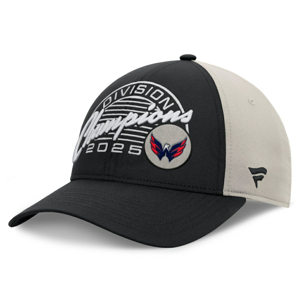 Washington Capitals Fanatics 2025 Metropolitan Division Champions Locker Room Adjustable Hat -  NHL Hats