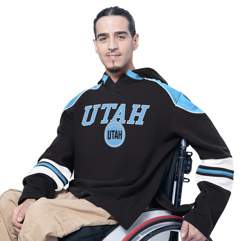 Utah Mammoth G-III Sports by Carl Banks Adaptive Wear Lord Stanley Hooded Long Sleeve Sweatshirt -  NHL Sweatshirts
