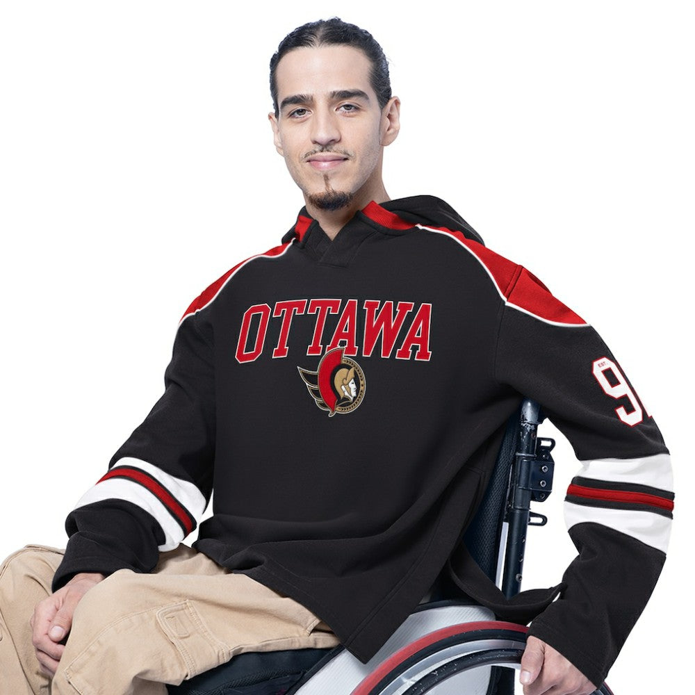 Ottawa Senators G-III Sports by Carl Banks Adaptive Wear Lord Stanley Hooded Long Sleeve Sweatshirt -  NHL Sweatshirts