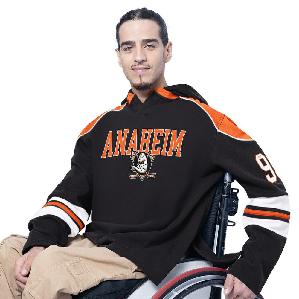 Anaheim Ducks G-III Sports by Carl Banks Adaptive Wear Lord Stanley Hooded Long Sleeve Sweatshirt -  NHL Sweatshirts