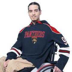 Florida Panthers G-III Sports by Carl Banks Adaptive Wear Lord Stanley Hooded Long Sleeve Sweatshirt -  NHL Sweatshirts