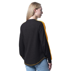 Pittsburgh Penguins G-III 4Her by Carl Banks Women's Advantage Thermal Long-Sleeve Tri-Blend T-Shirt -  NHL T-shirts