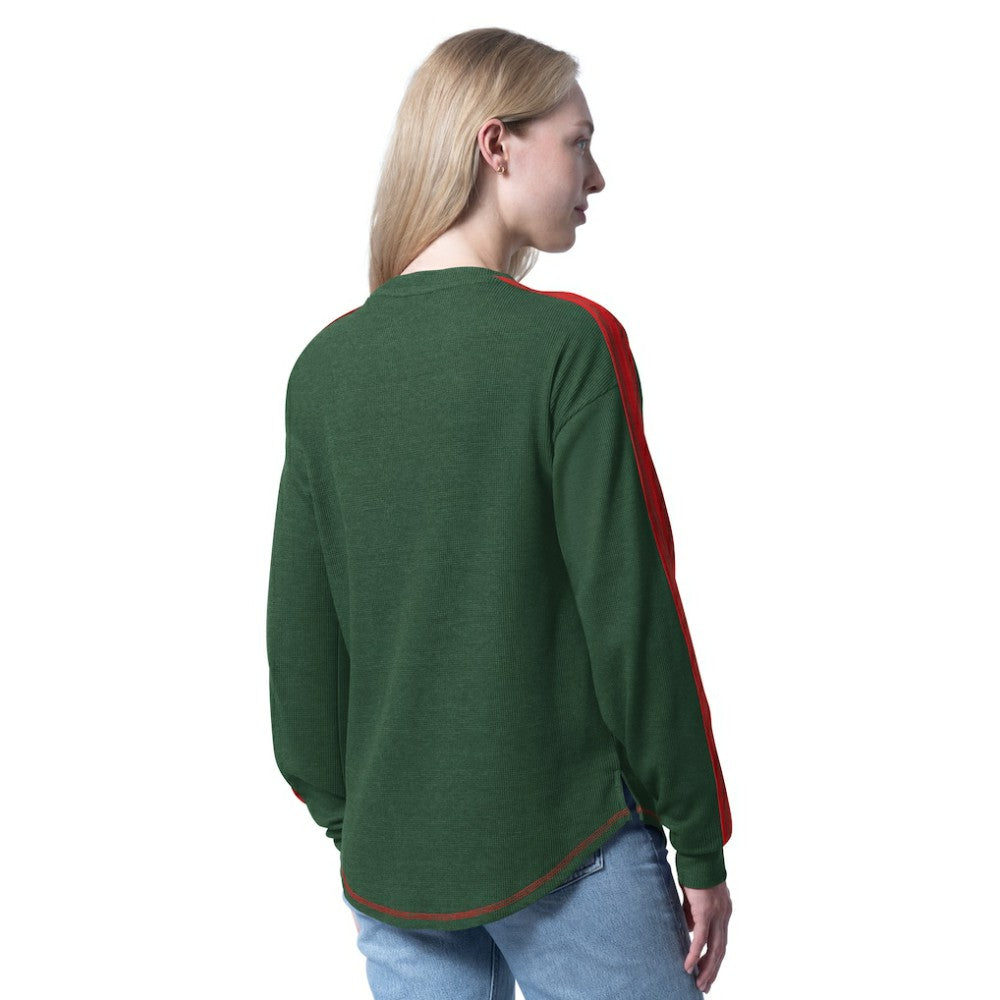 Minnesota Wild G-III 4Her by Carl Banks Women's Advantage Thermal Long-Sleeve Tri-Blend T-Shirt -  NHL T-shirts
