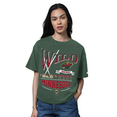 Minnesota Wild Starter Women's Oversized Hall of Fame T-Shirt -  NHL T-shirts