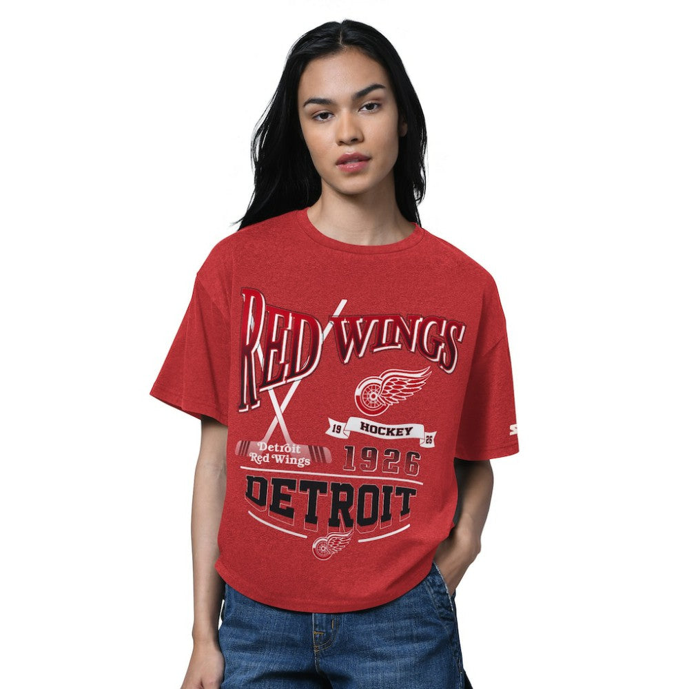 Detroit Red Wings Starter Women's Oversized Hall of Fame T-Shirt -  NHL T-shirts