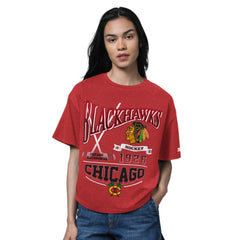 Chicago Blackhawks Starter Women's Oversized Hall of Fame T-Shirt -  NHL T-shirts