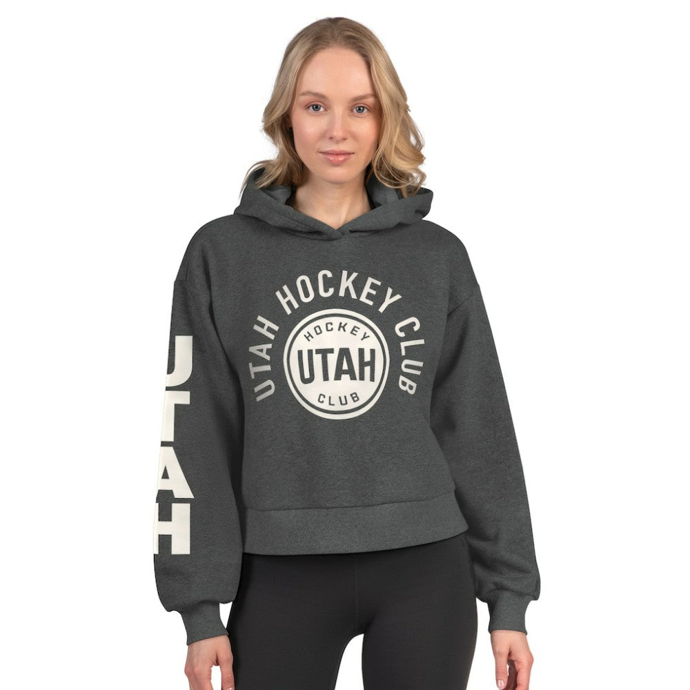 Utah Mammoth Starter Women's Star Player Cropped Fleece Hoodie -  NHL Hoodies
