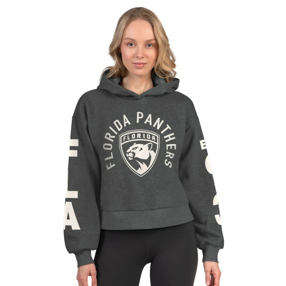 Florida Panthers Starter Women's Star Player Cropped Fleece Hoodie -  NHL Hoodies