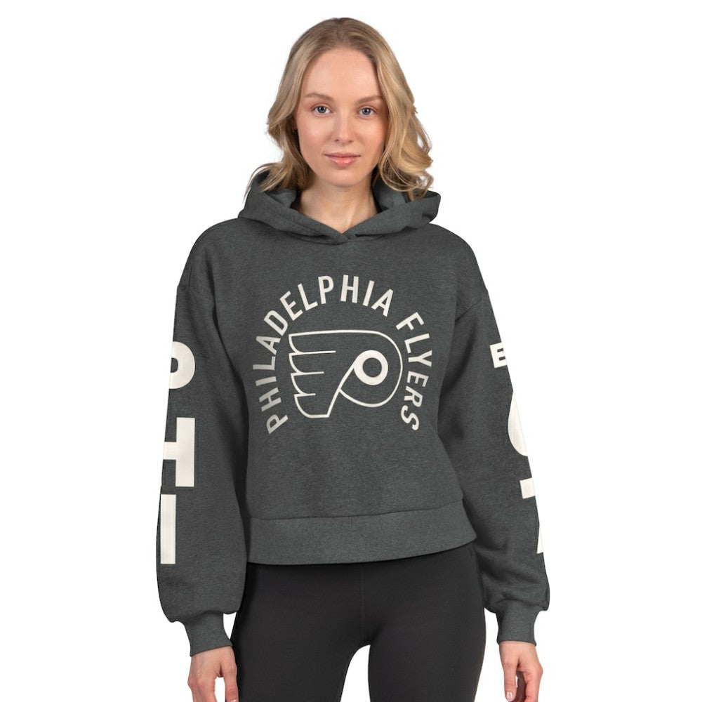 Philadelphia Flyers Starter Women's Star Player Cropped Fleece Hoodie -  NHL Hoodies