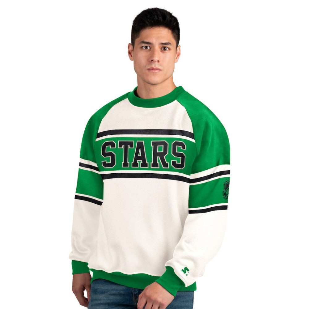 Dallas Stars Starter Male Adult Defense Fleece Crewneck Sweatshirt -  NHL Sweatshirts