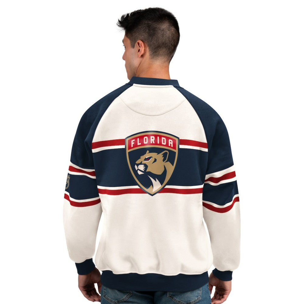 Florida Panthers Starter Male Adult Defense Fleece Crewneck Sweatshirt -  NHL Sweatshirts